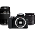 Canon EOS 250D, Black + EF-S 18-55mm f/3.5-5.6 III+ EF 75-300mm f/4-5.6 III Lens Canon