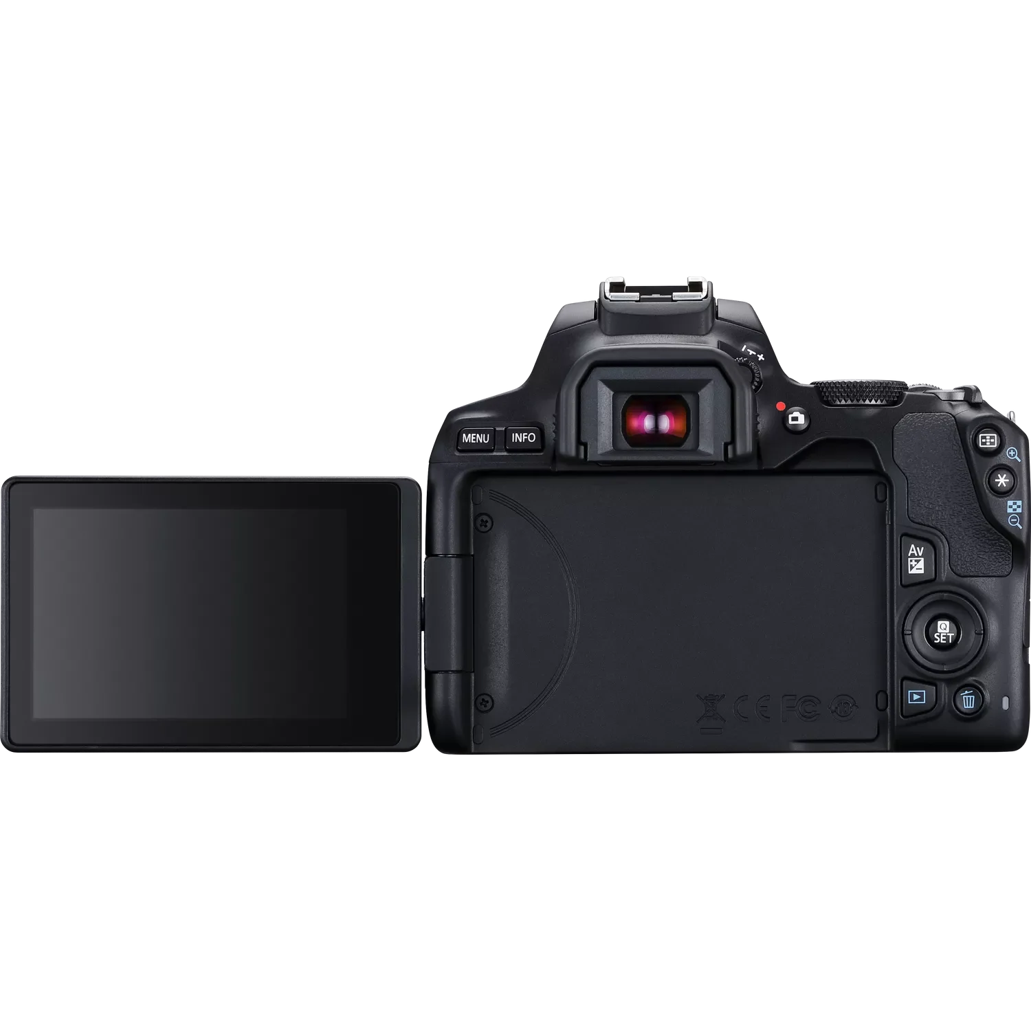 Canon EOS 250D, Black + EF-S 18-55mm f/3.5-5.6 III+ EF 75-300mm f/4-5.6 III Lens Canon
