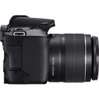 Canon EOS 250D, Black + EF-S 18-55mm f/3.5-5.6 III+ EF 75-300mm f/4-5.6 III Lens Canon