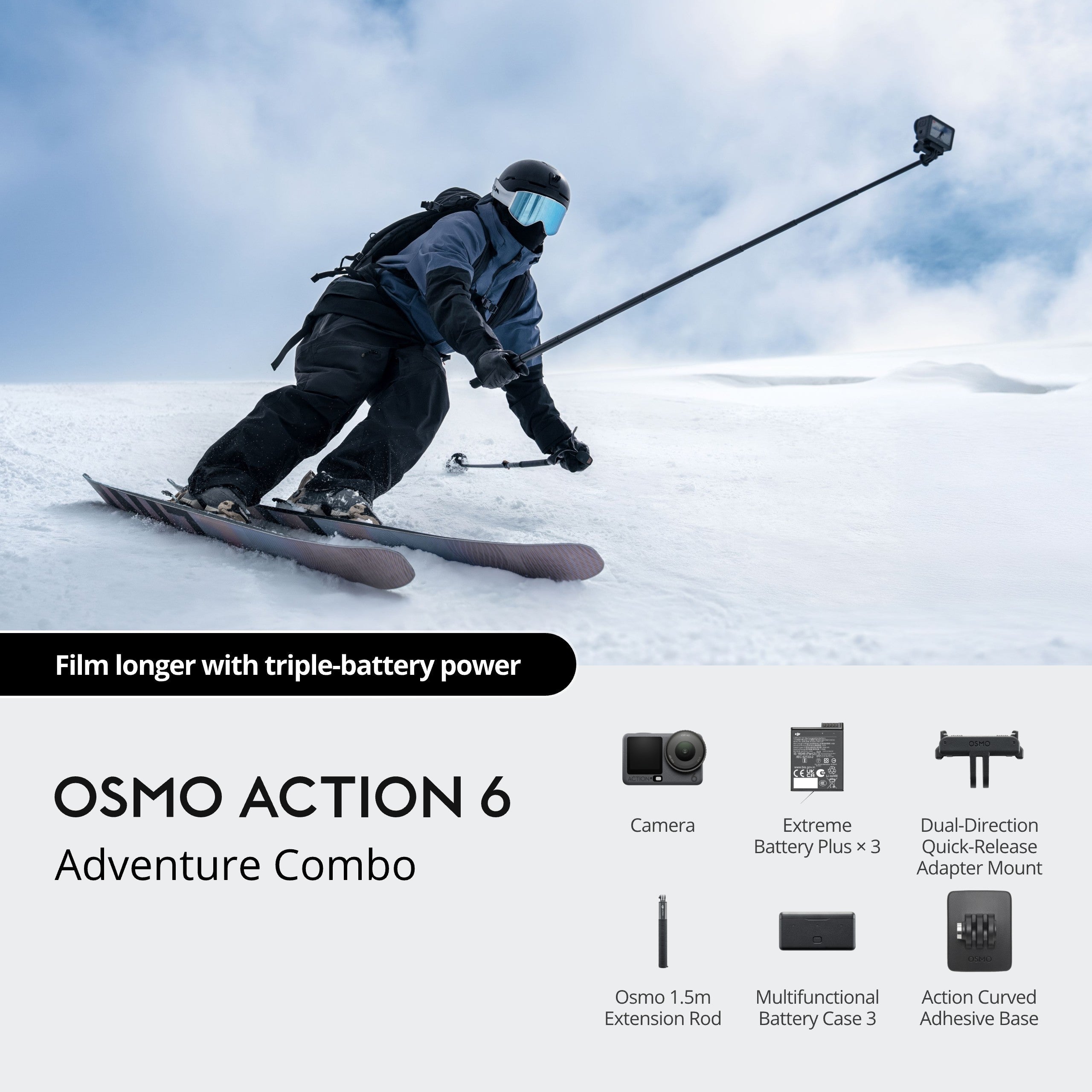 DJI Osmo Action 6 Adventure Combo DJI