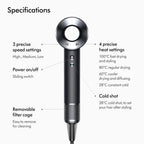Dyson Supersonic™ Origin Hair Dryer (Black/Nickel) Dyson