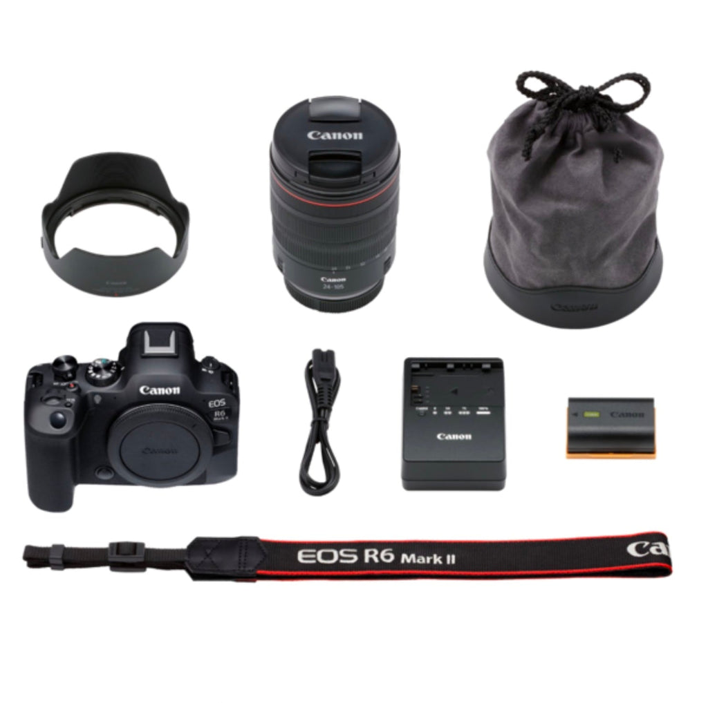 Canon EOS R6 Mark II Mirrorless Camera with RF 24-105mm F4L IS USM Lens Kit Canon