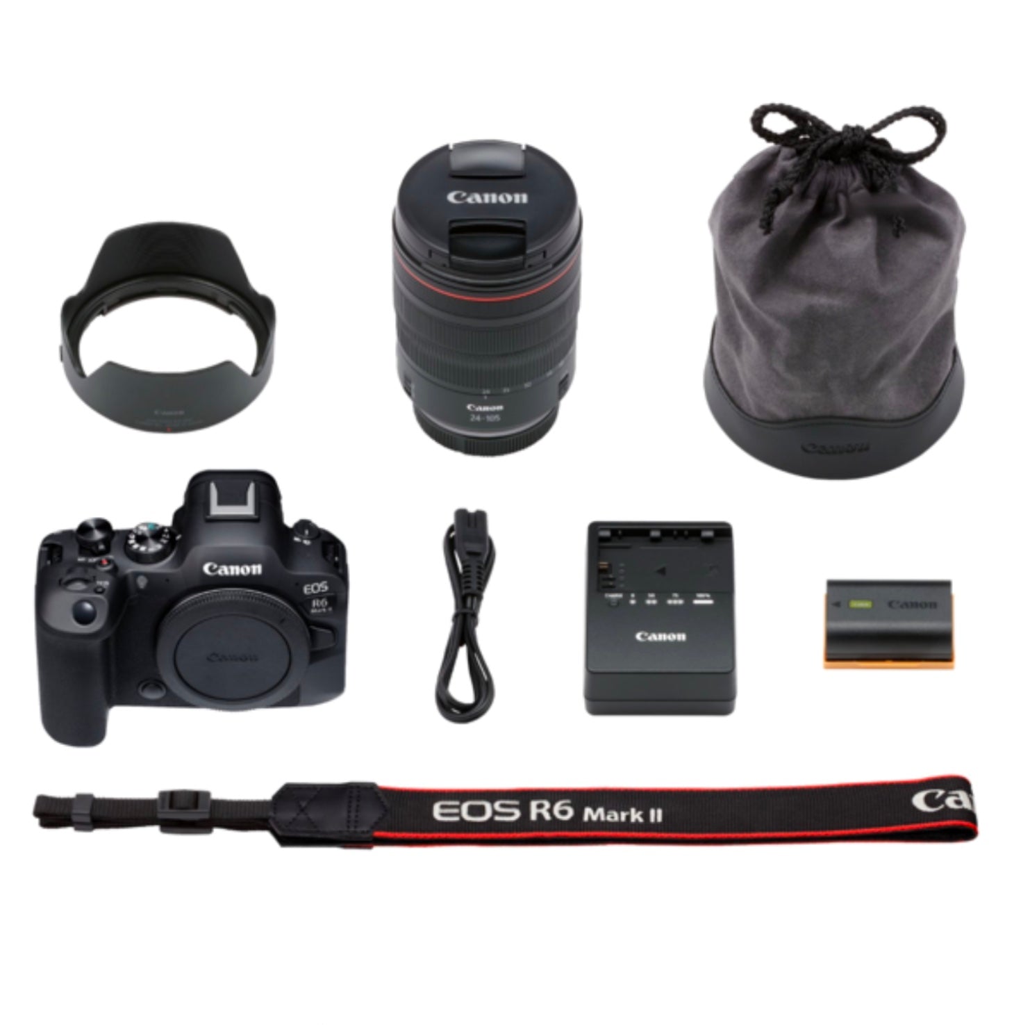 Canon EOS R6 Mark II Mirrorless Camera with RF 24-105mm F4L IS USM Lens Kit Canon