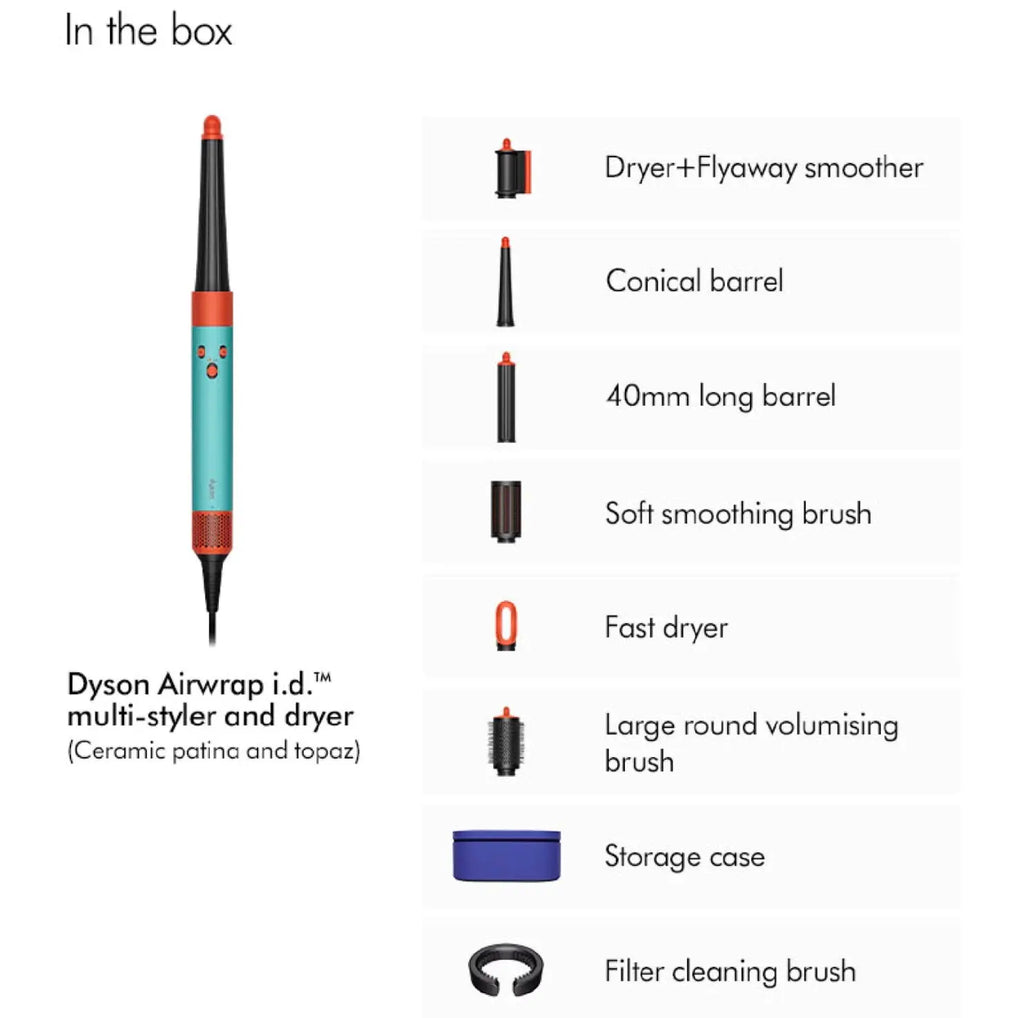 Dyson Airwrap i.d.™ Multi-Styler and Dryer Straight+Wavy (Ceramic Patina/Topaz) Dyson