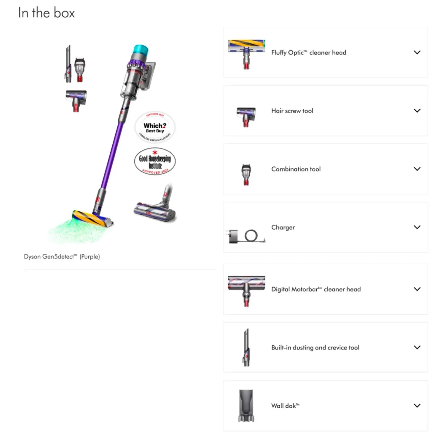 Dyson Gen5detect Absolute (Iron/Purple) Dyson