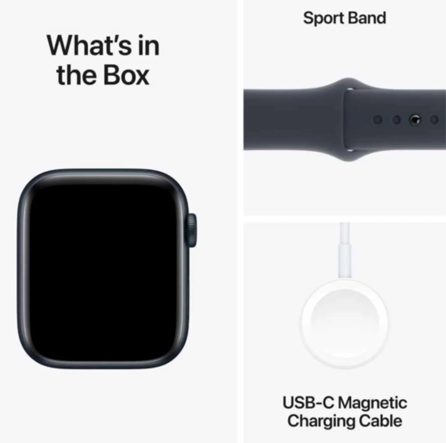 Apple Watch SE (2024) 40mm, GPS, Sport Band Apple