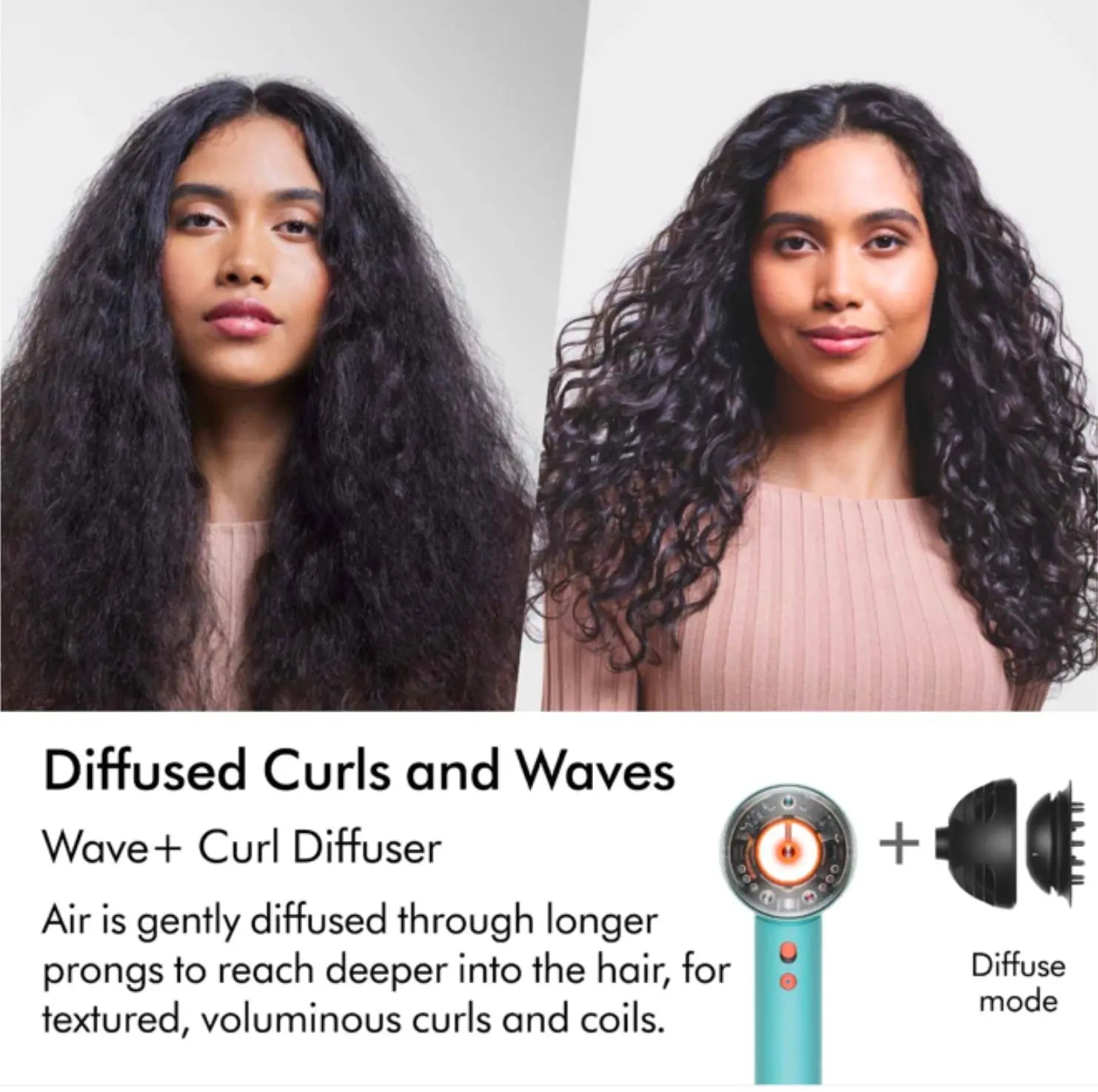 Dyson Supersonic Nural™ hair dryer Straight+Wavy (Ceramic Patina/Topaz) Dyson