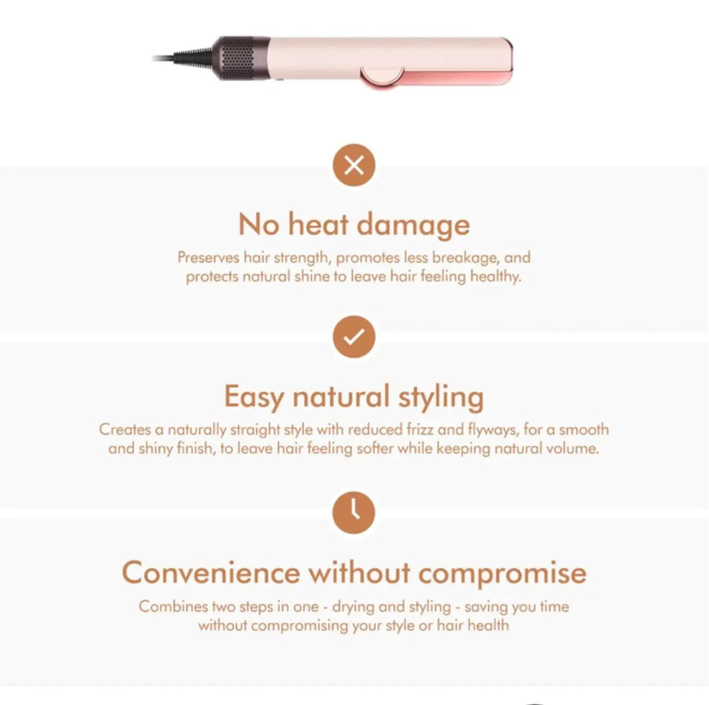 Dyson Airstrait™ straightener (Ceramic Pink/Rose Gold) Dyson