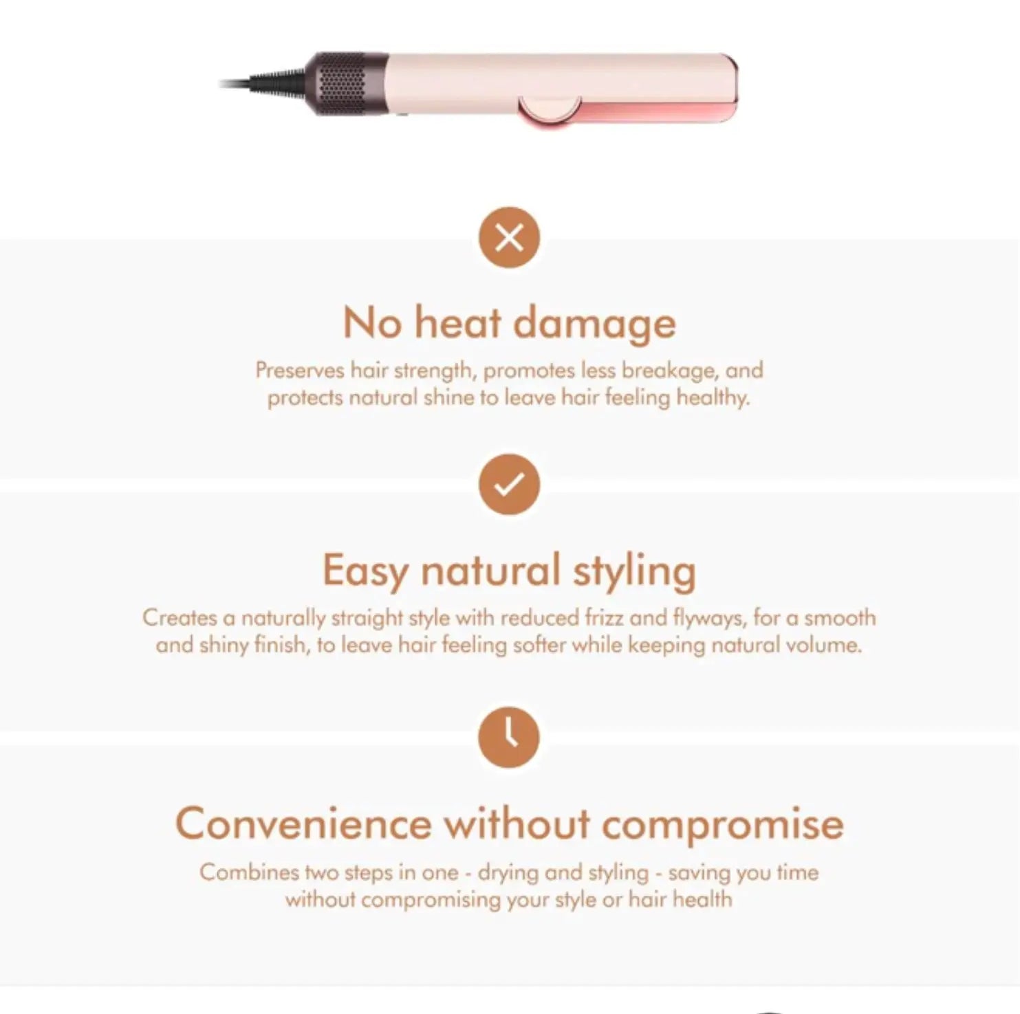 Dyson Airstrait™ straightener (Prussian Blue/Rich Copper) Dyson