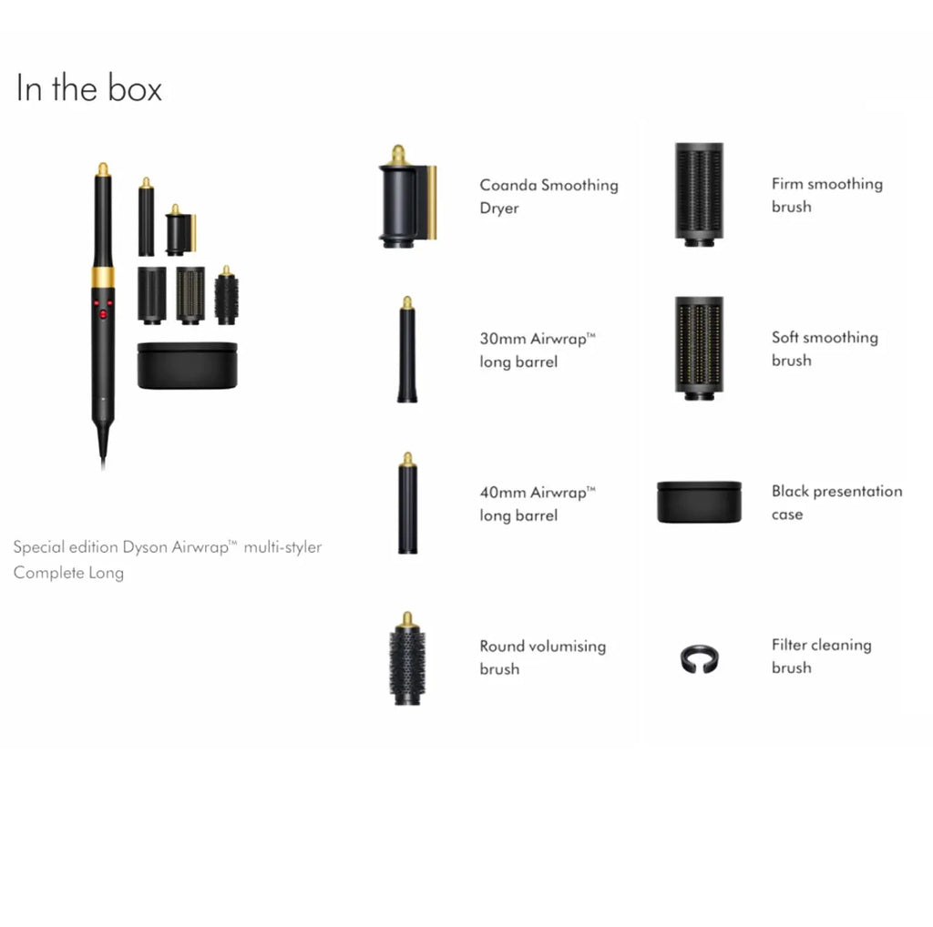 Dyson Airwrap™ multi-styler and dryer Complete Long (Onyx Black/Gold) Dyson