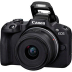 Canon EOS R50 Black Mirrorless Camera with RF-S 18-45mm f/4.5-6.3 IS STM Kit Canon