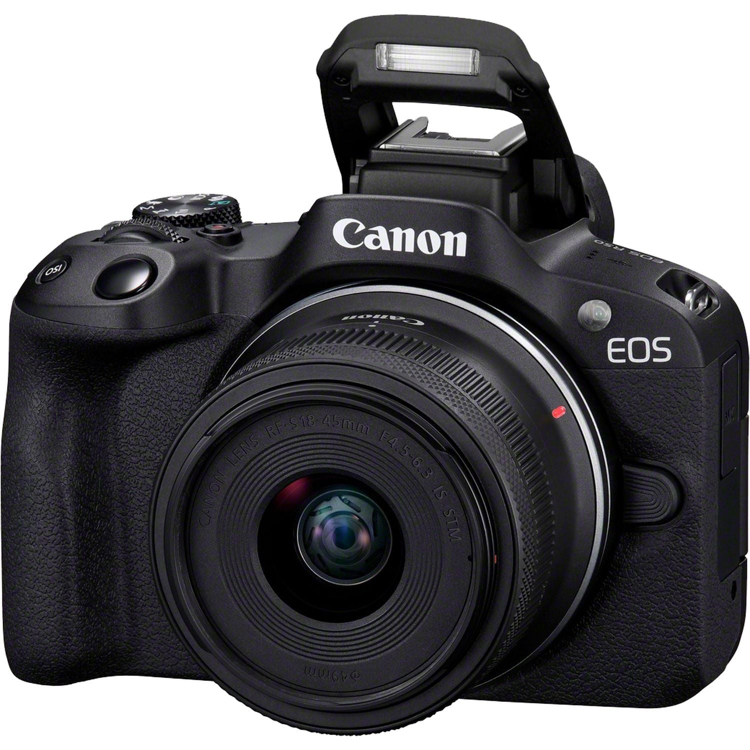Canon EOS R50 Black Mirrorless Camera with RF-S 18-45mm f/4.5-6.3 IS STM Kit Canon