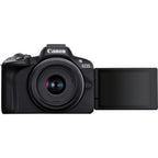 Canon EOS R50 Black Mirrorless Camera with RF-S 18-45mm f/4.5-6.3 IS STM Kit Canon