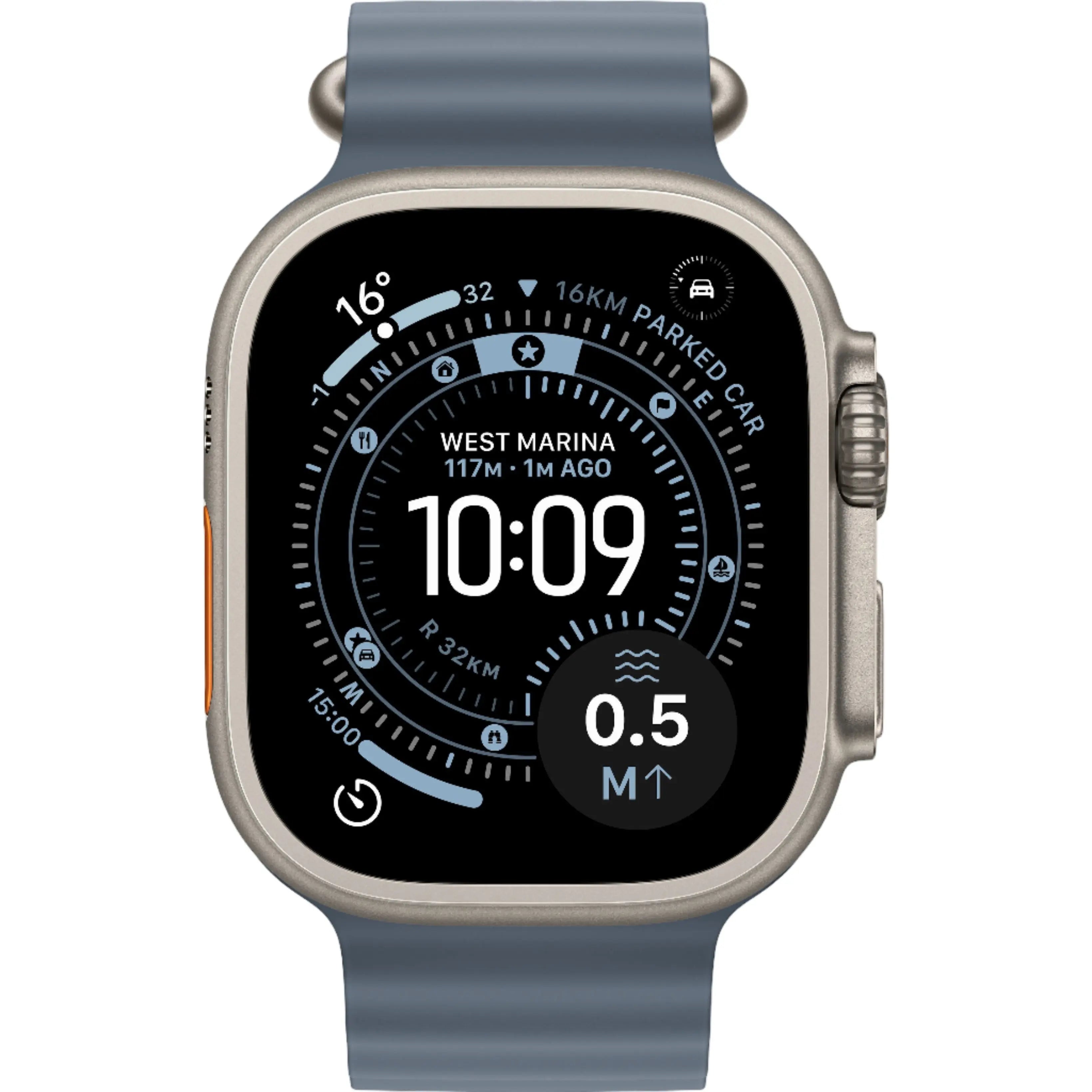 Apple Watch Ultra 3 GPS+Cellular, 49mm, Natural Titanium Case Apple