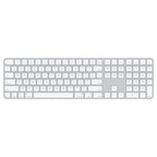 Apple Magic Keyboard with Touch ID and Numeric Keypad for Mac models with Apple silicon (USB–C) - English - White Keys Apple