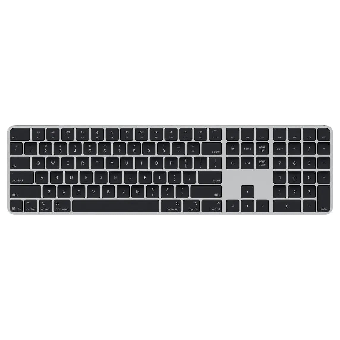 Apple Magic Keyboard with Touch ID and Numeric Keypad for Mac models with Apple silicon (USB–C) - English - Black Keys Apple
