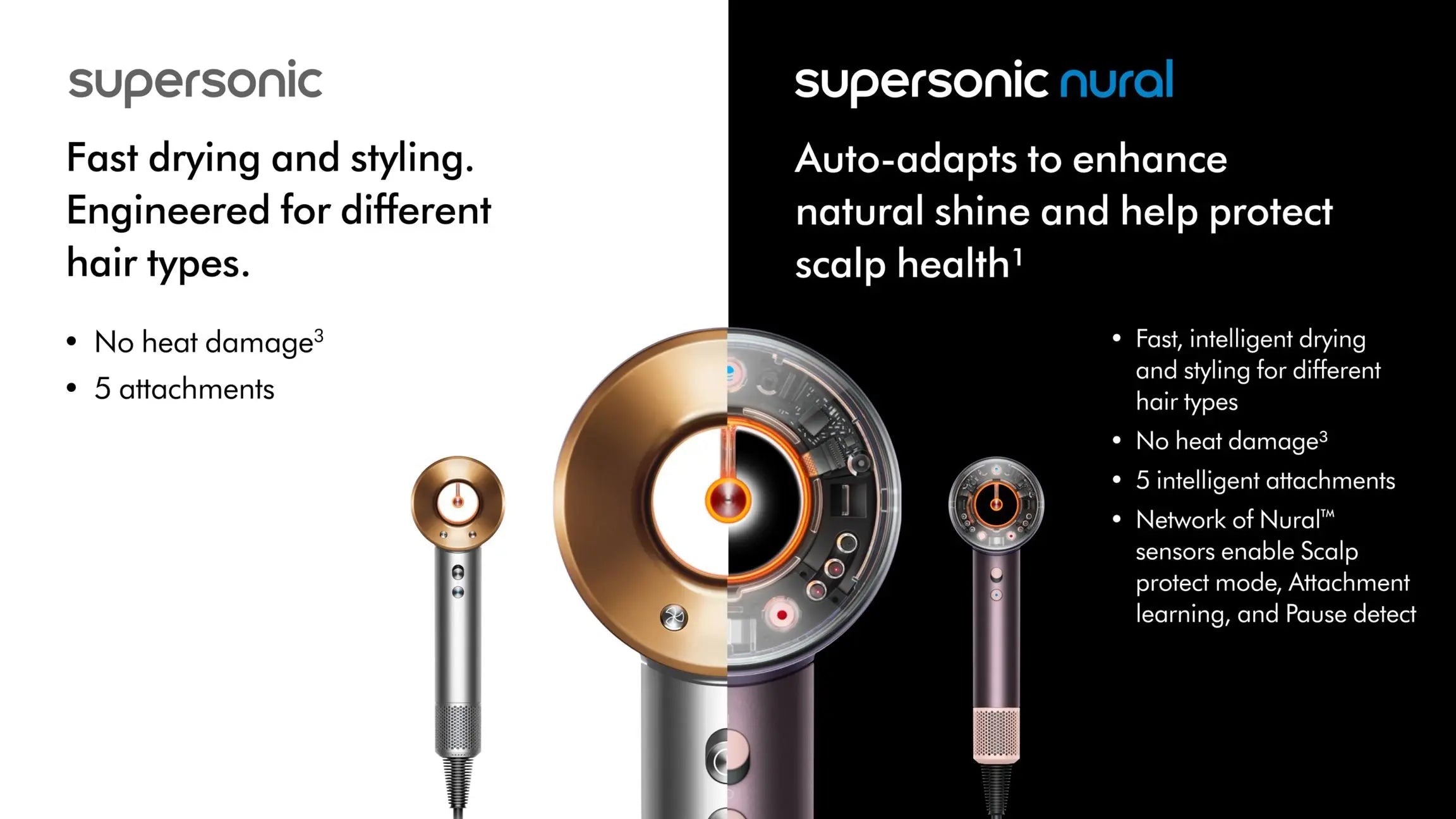 Dyson Supersonic Nural™ Hair Dryer Straight+Wavy (Red Velvet/Gold) Dyson