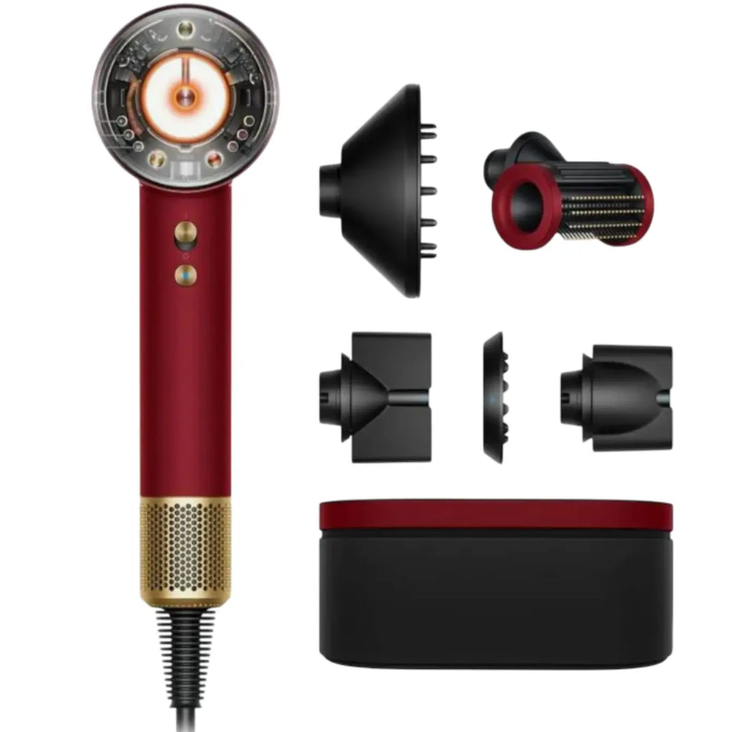 Dyson Supersonic Nural™ Hair Dryer Straight+Wavy (Red Velvet/Gold) Dyson