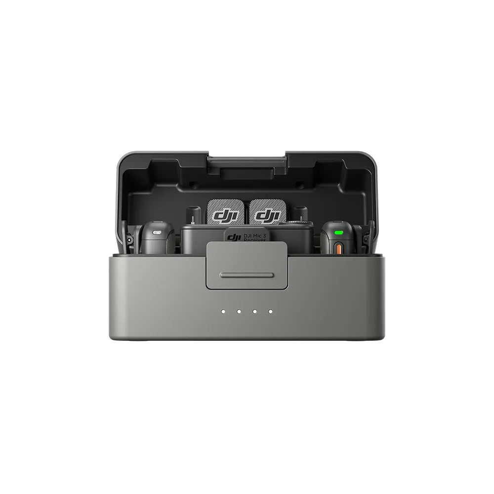 DJI Mic 3 Wireless Microphone Kit (2 TX + 1 RX + Charging Case) DJI