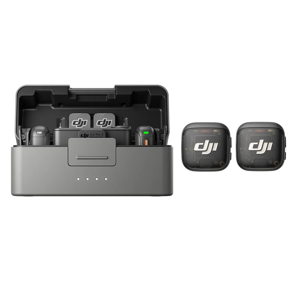 DJI Mic 3 Wireless Microphone Kit (2 TX + 1 RX + Charging Case) DJI