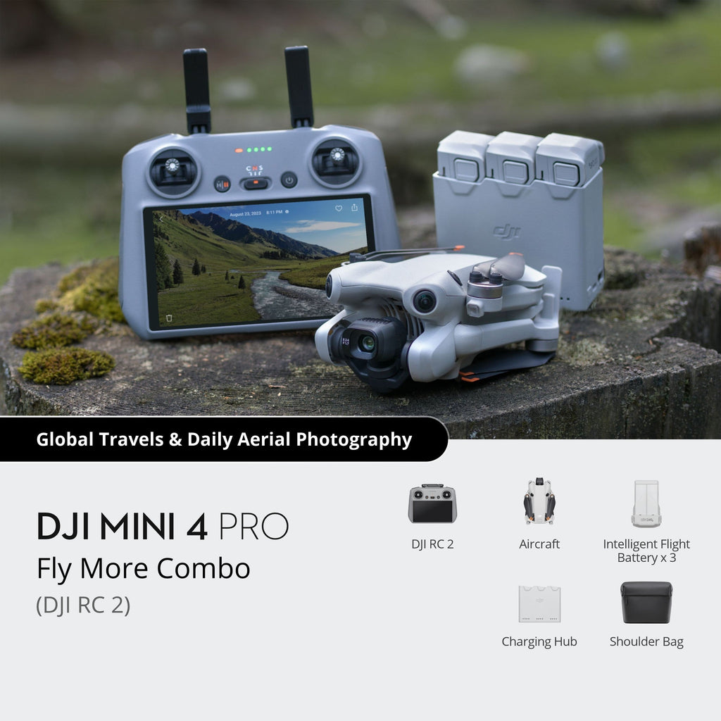 DJI Mini 4 Pro Fly More Combo (DJI RC 2) DJI