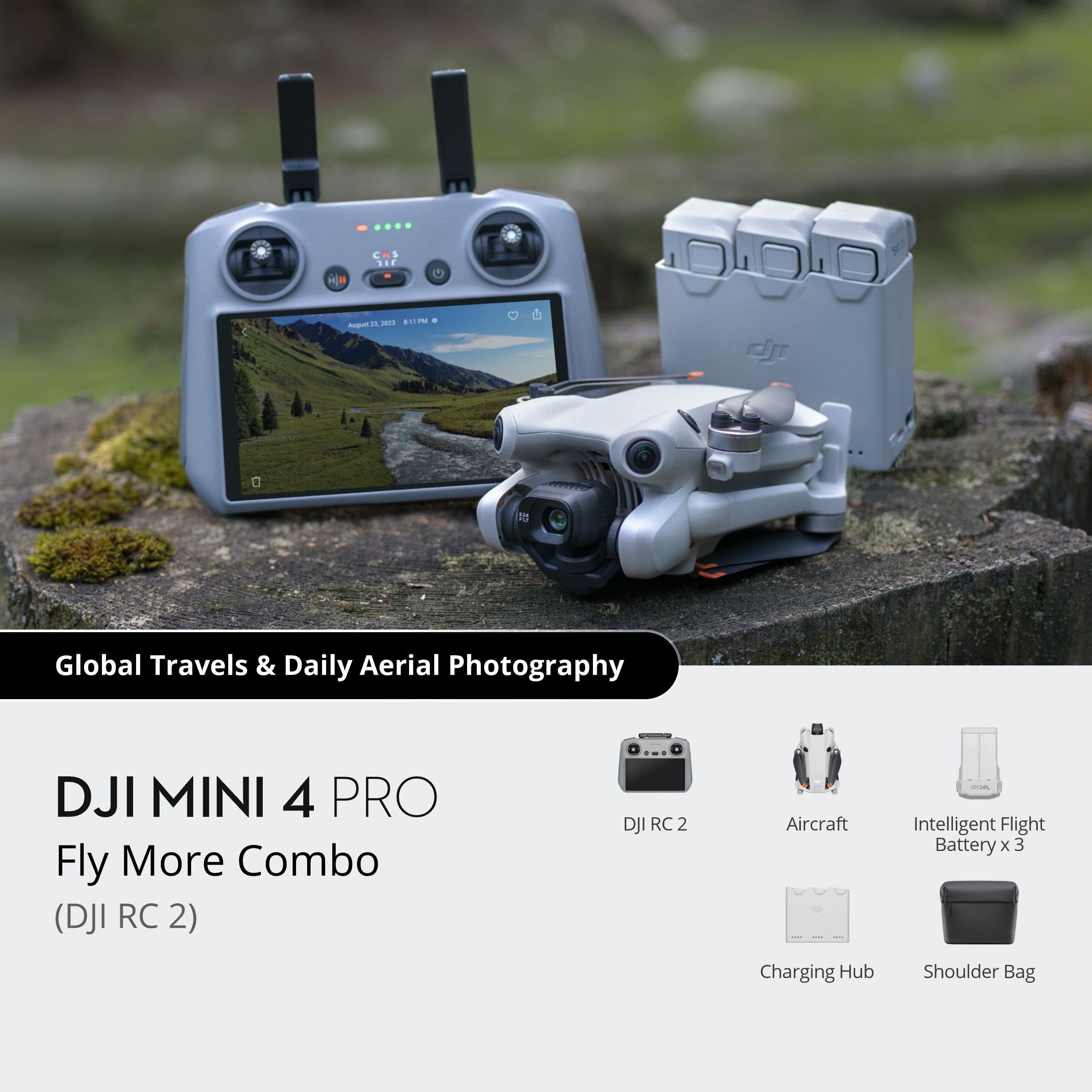 DJI Mini 4 Pro Fly More Combo (DJI RC 2) DJI
