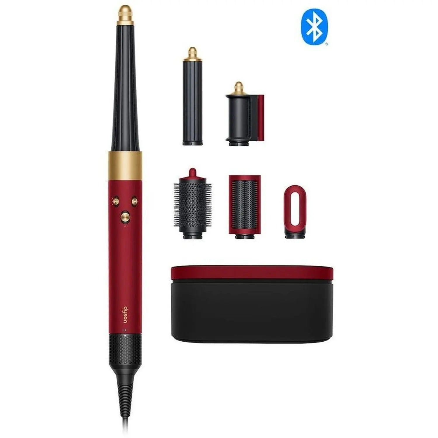 Dyson Airwrap i.d.™ multi-styler and dryer Straight+Wavy (Red Velvet/Gold) Dyson
