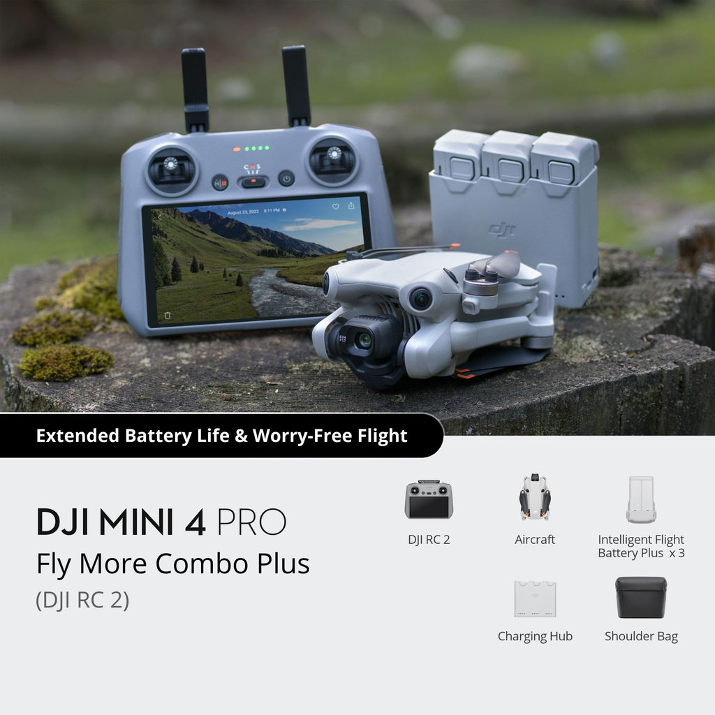 DJI Mini 4 Pro Fly More Combo Plus (DJI RC 2) DJI