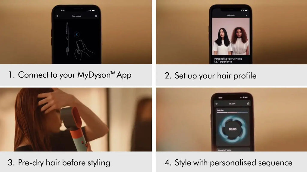 Dyson Airwrap i.d.™ multi-styler and dryer Straight+Wavy (Jasper Plum) Dyson