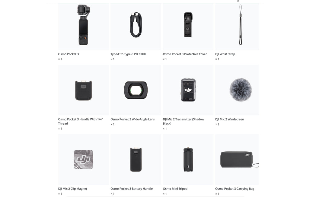 DJI Osmo Pocket 3 Creator Combo DJI