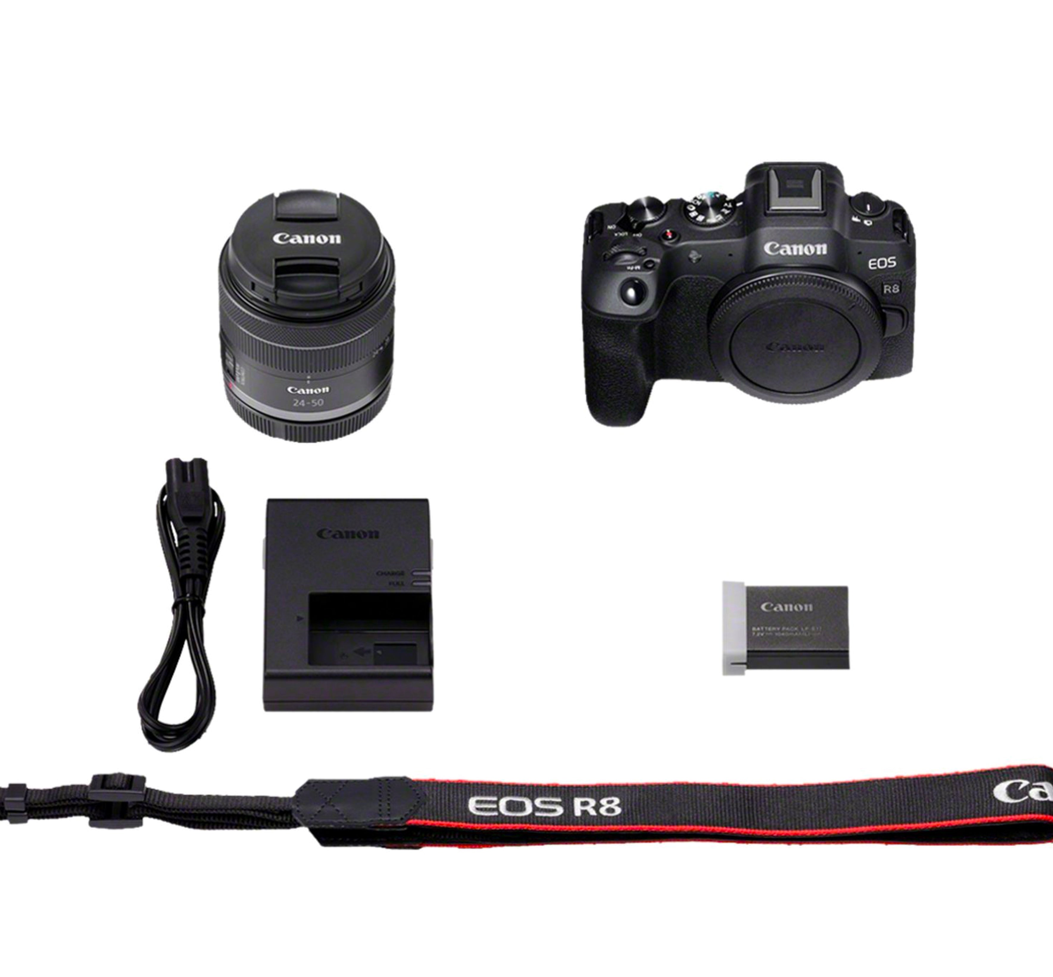 Canon EOS R8 Mirrorless Camera with RF 24-50mm F4.5-6.3 IS STM Lens Canon